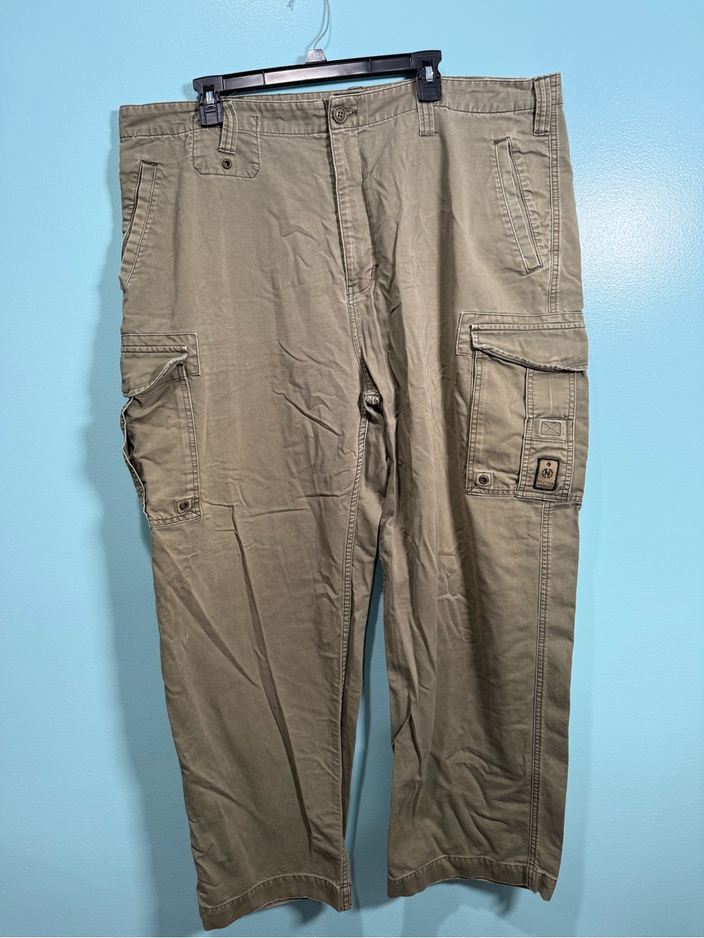 Nautica Olive Green Cargo Pants with Utility Pockets